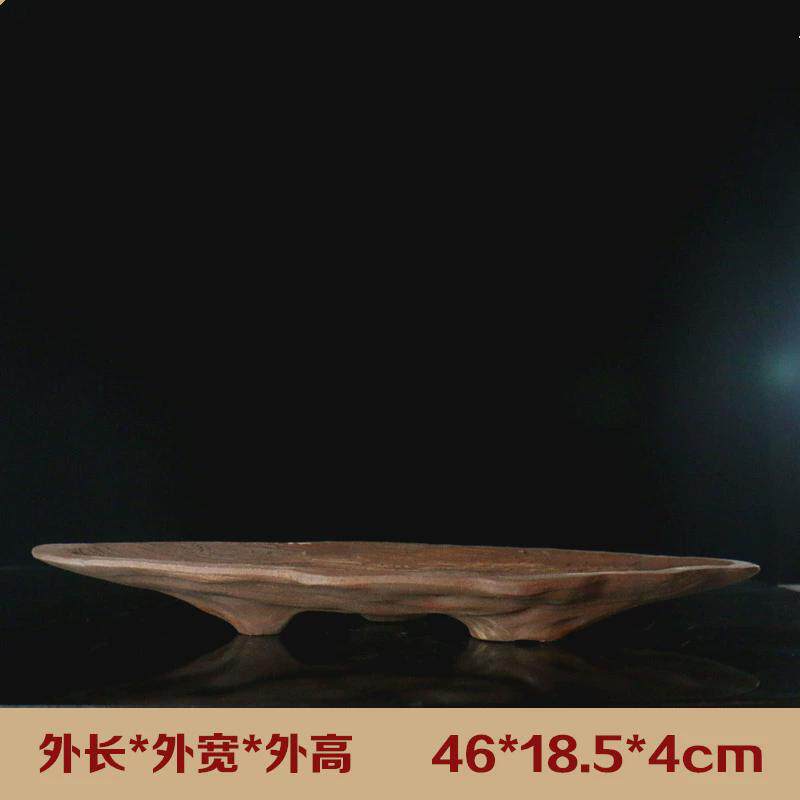 紫砂花盆苔藓盆景禅意微景观生态瓶插花剑山日式陶瓷盆花道