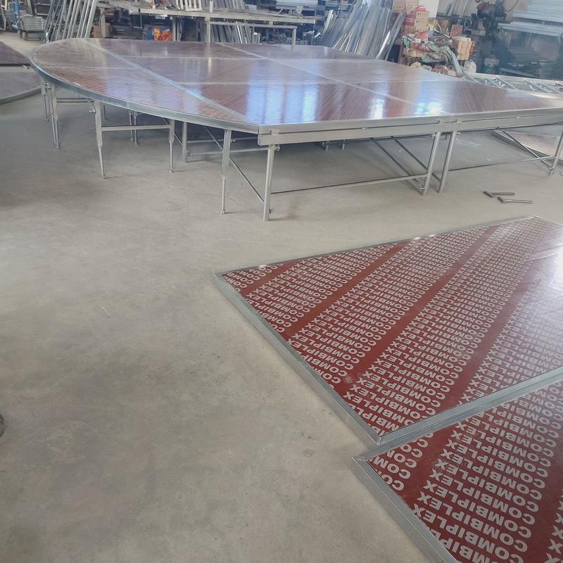 移动幼儿园婚庆酒店室内舞台架子拼装t台桁架活动快装板舞台折叠