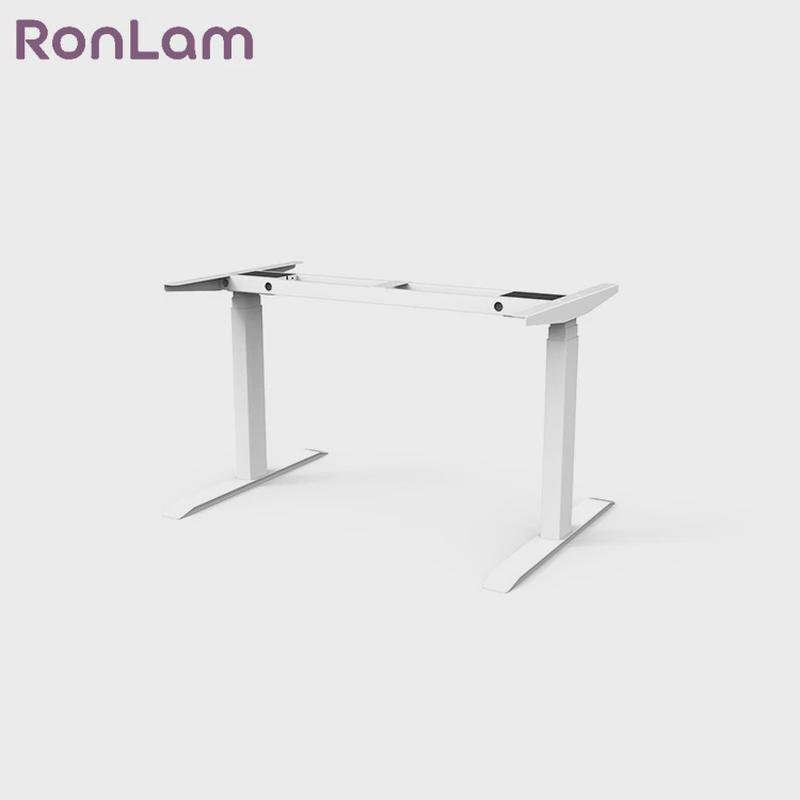 融朗定制厂家ronlam电动升降桌站立式办公升降桌学习桌架电脑桌