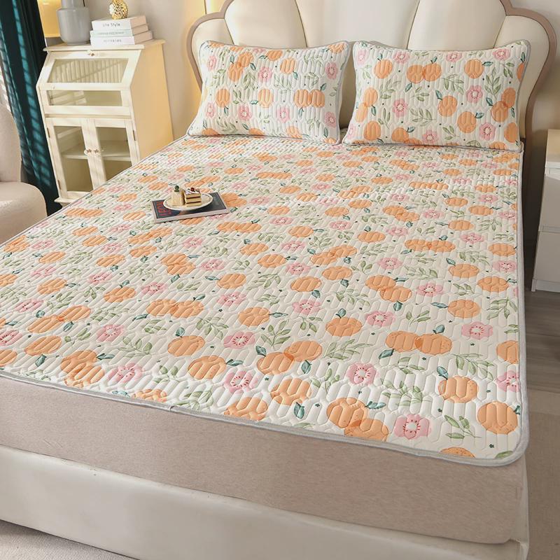 3ew1crown家纺乳胶凉席二/冰丝三件套凉感1.5米床/1.8m床空调