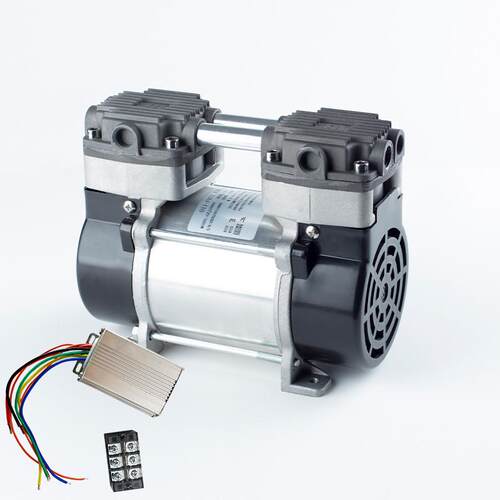 锦穗科技12v24v48v200w直流车载真空泵无油负压泵小型便携抽真空