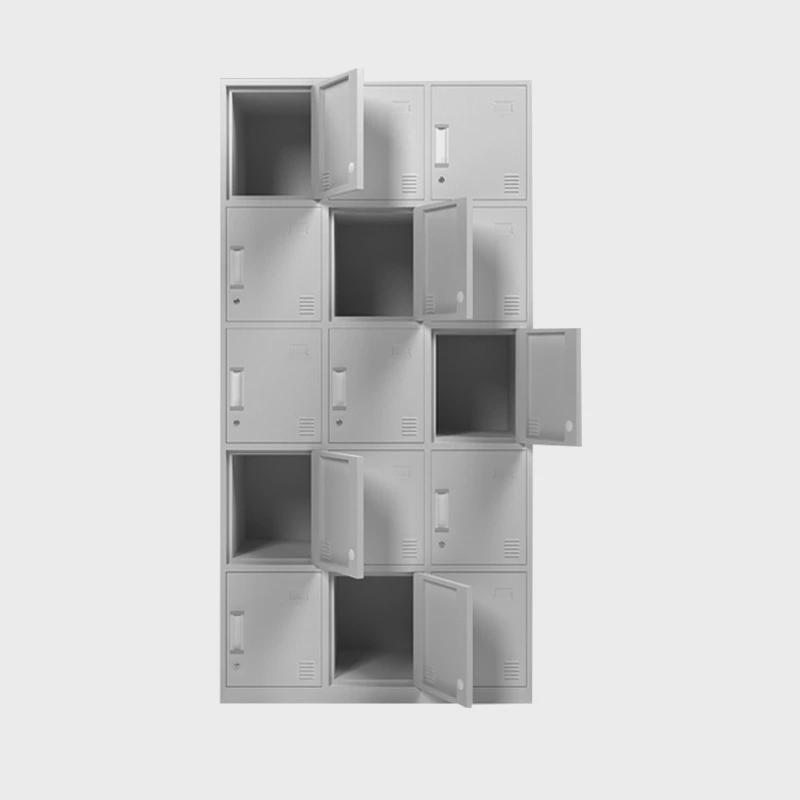 热销钢制加厚更衣柜宿舍带锁储物多门柜铁皮资料柜凭证档案柜收纳