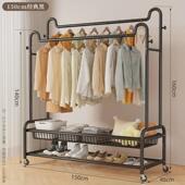 挂衣架落地卧室家用晾衣架猫室内阳台简易衣帽架耳式 架子 落地杆式