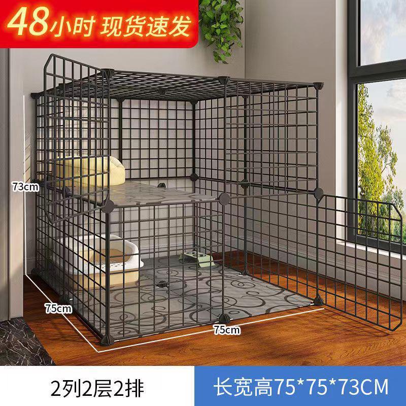 超大猫窝一体猫笼子自由空间特大号家用室内猫别墅可放自动猫砂盆