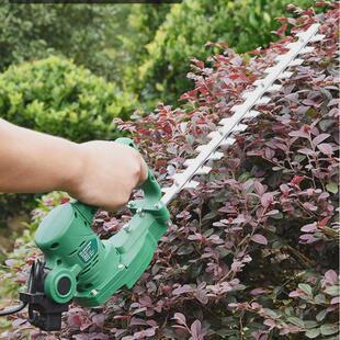 热销手持式单手路旁树篱修剪机充电式树球修剪机电动背负式绿篱机