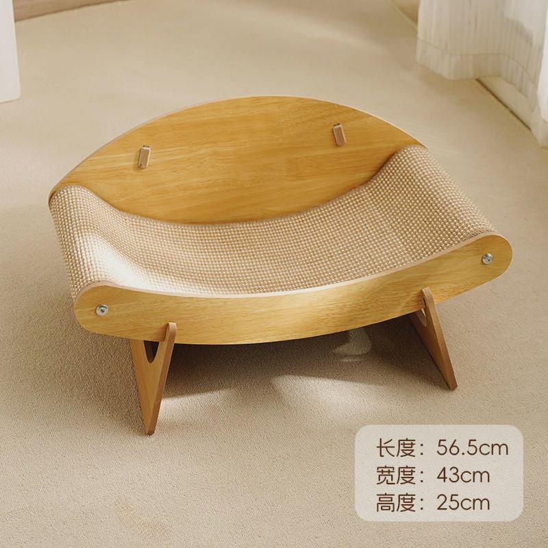 喵仙儿梭子蟹猫抓板猫沙发耐抓耐磨不掉渣不掉屑木制攀爬