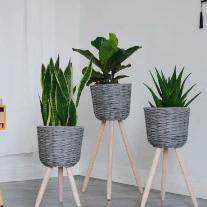 落地花盆花架木质藤编木质简约编花l落地花篮套客厅阳台编花篮,鲜花速递/花卉仿真/绿植园艺,花盆,淘宝优惠券,粉丝福利购,淘宝优惠卷