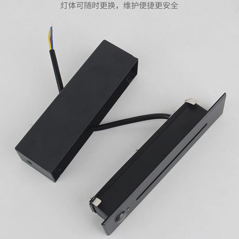 智能人体感应地脚灯嵌入式灯踏步楼梯踢脚墙角台阶过道小夜壁灯