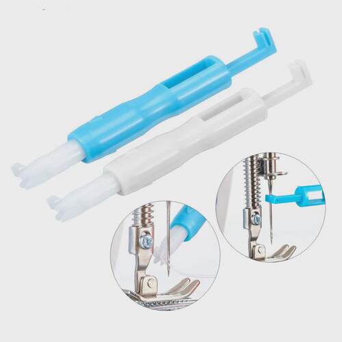 家用缝纫机穿线器双头设计快速穿针服装缝纫配件DIY穿线器小工具