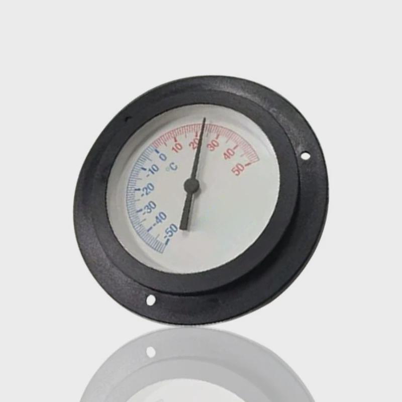 供应冷库塑壳温度计指针式轴向带前边WS-100ZT-50~50°C工厂直供