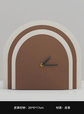 现代简约大地色酒柜餐边柜家居装饰品客厅小众艺术高级感酒柜摆件