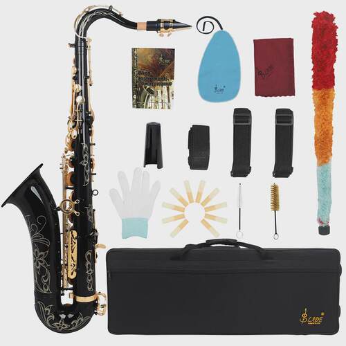lade降b调次中音萨克斯手工雕花鲍鱼壳专业乐队管体演奏saxophone