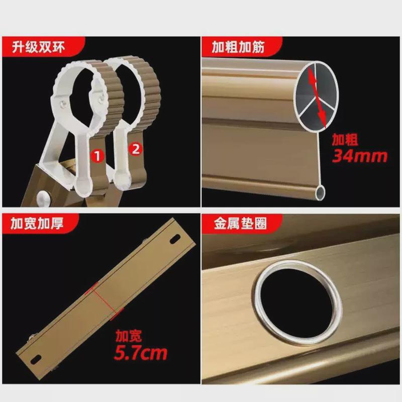 晾衣杆室外晾衣架金牛阳台外伸缩晾衣架户外推拉晒衣架折叠晒被架