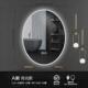 智能椭圆异形led浴室镜洗手间防雾卫生间厕所触摸屏化妆带灯壁挂