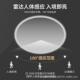 北欧洗手卫生间壁挂智能发光灯镜圆形带灯厕所镜子led防雾浴室镜