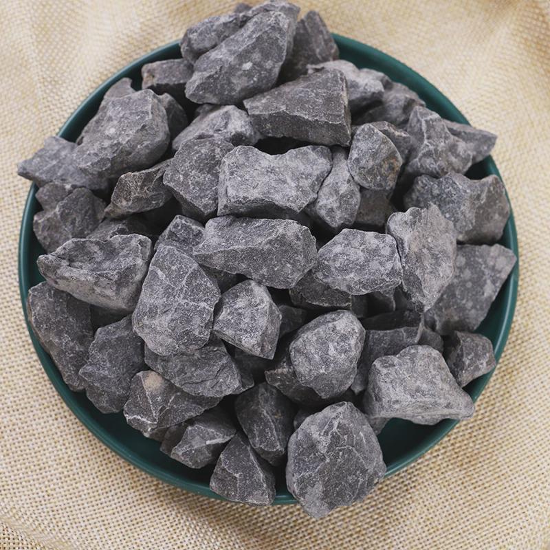 黑色砾石市政工程铺路水磨洗米石建筑机制灰色小石子碎石子石头