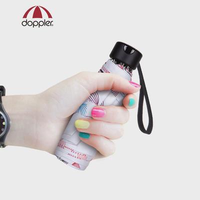 doppler奥地利超轻防晒伞遮阳伞防紫外线五折迷你黑胶涂层晴雨伞