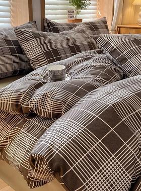 tuf41004四件套简约床上用品被套床单人学生宿舍三件套床