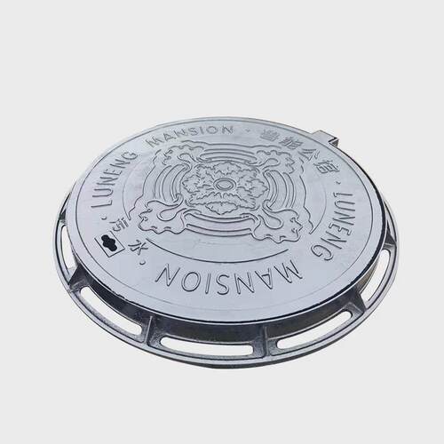 球墨铸铁井盖市政雨水排污圆形井盖500*600电力下水道工程井盖