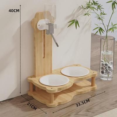 工厂直销新款自动猫咪喂食喂水器猫咪狗通用二合一饮水机一件