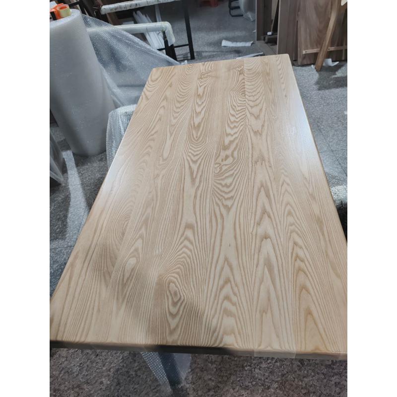 木板实木橡木松木榆木白蜡木桌面樱桃木黑胡桃餐桌办公桌原木大板