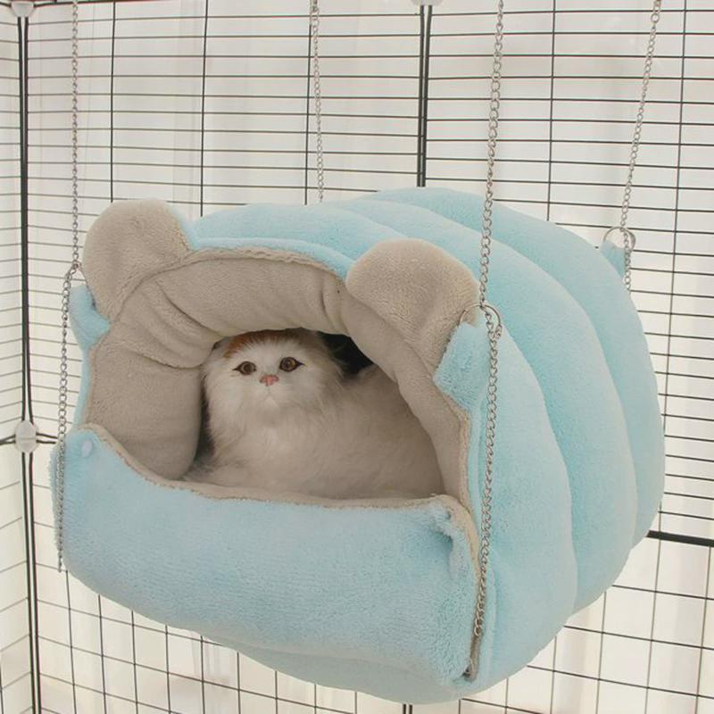 厂家封闭式猫窝新款猫吊床挂窝现货冬季保暖宠物窝猫笼子内用挂床
