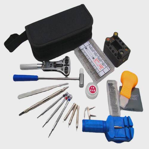 修表工具表装好撬刀开表器好米子座等钟表维修工具盒装套耳
