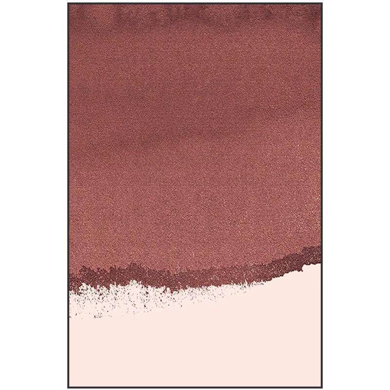 竖版轻奢客厅玄关装饰画朱红色背景墙壁落地大幅走廊尽头现代挂画