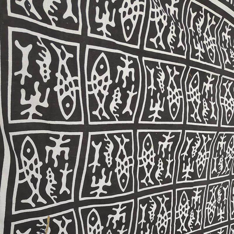 棉床单网红挂毯挂帘门帘墙饰壁毯装饰布艺沙发巾黑白曼达拉民宿