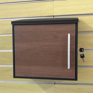 S*信箱室外别墅防雨家用信报箱挂墙创意壁挂式大号复古邮箱邮筒铝