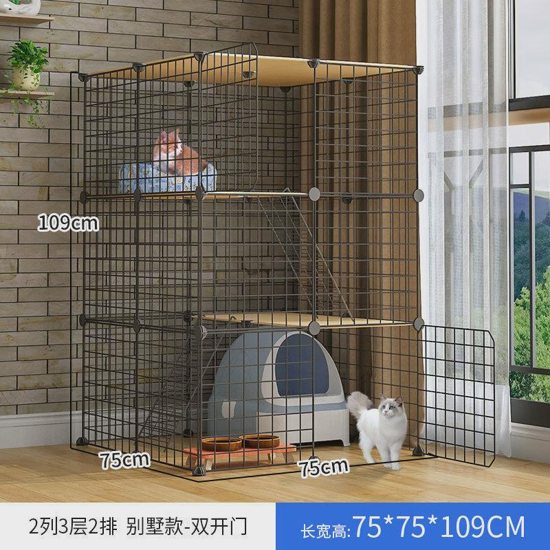 自动猫砂盆超大家用猫别墅室内猫笼子猫屋大号带厕所猫舍可放好看