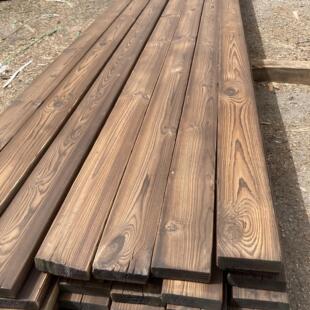 碳化木户外防腐木碳化木板防腐防水木板材宽板踏步窗台楼梯台面板