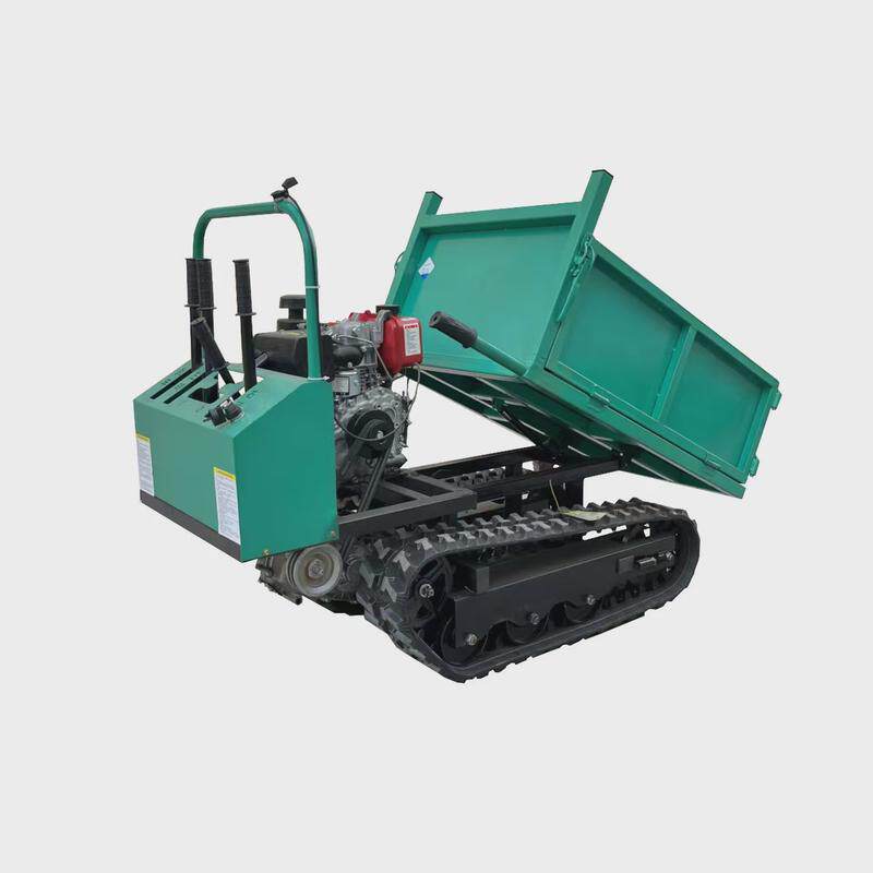 履带式运输车厂手扶工程农用液压自卸1-10吨爬坡5吨爬山虎搬运车