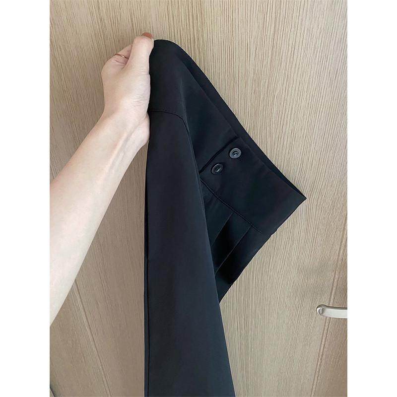 黑色窄版阔腿裤女夏季新款胖妹妹mm梨形身材宽松显瘦,女装/女士精品,大码裤装,淘宝优惠券,粉丝福利购,淘宝优惠卷