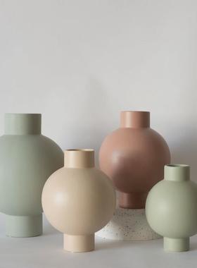 现代简约陶瓷花瓶摆件客厅干花插花茶几餐桌玄关软装饰品花器摆设