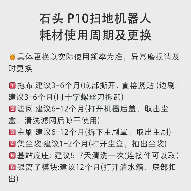 适配石头P10拖布支架扫地机器人拖把放置架固定夹原厂拖布配件