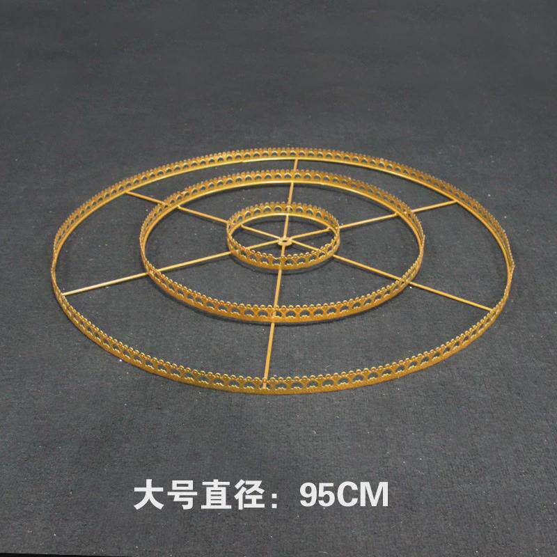 新款婚庆挂架婚礼吊顶装饰摩天轮婚礼堂布置水晶菠萝珠帘道具线帘