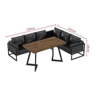 工业风酒吧卡座沙发清西餐厅音乐餐吧咖啡店吧休闲休息区桌椅组合