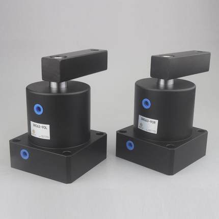 旋转夹紧气缸转角气缸下压src25/32/40/50/63-90l-90r-180l-180r