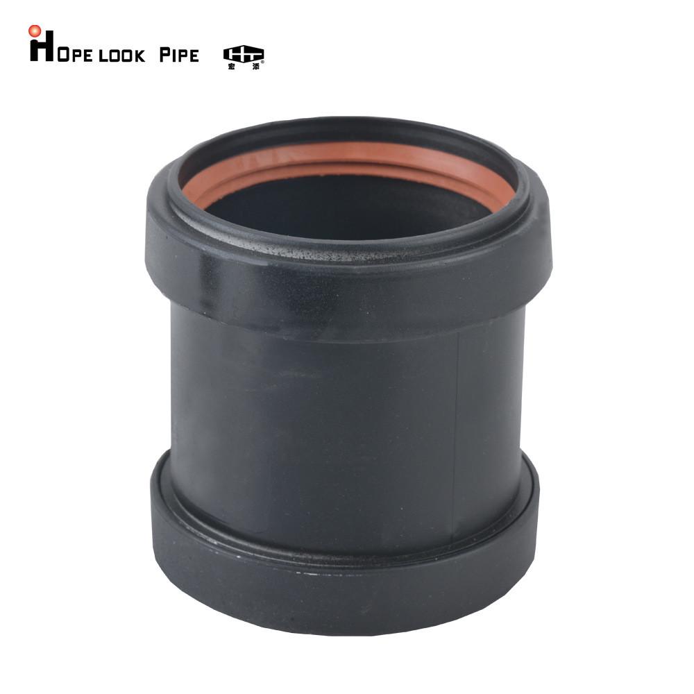 热销上海卫生间添宏同层排水专用管件dn75hdpe伸缩节直接头