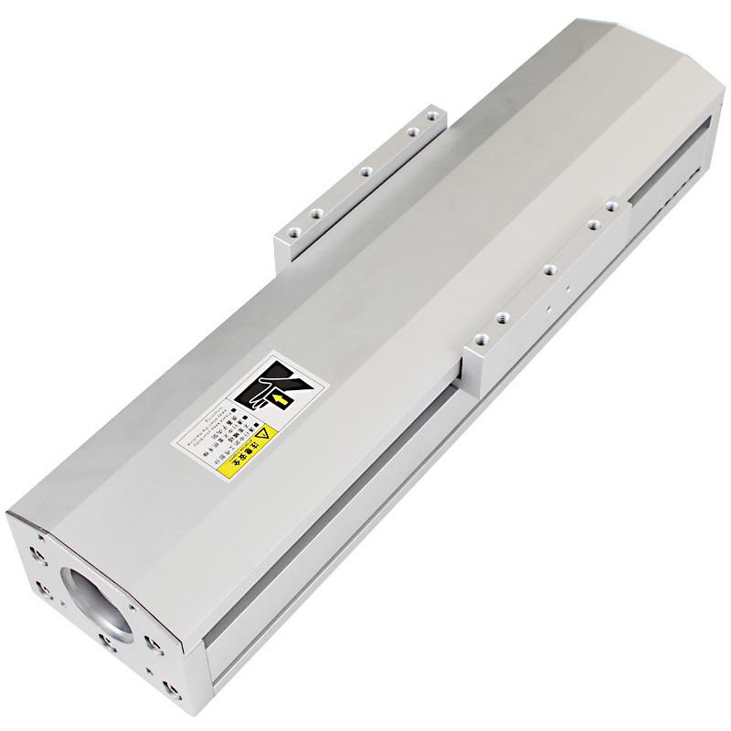 90宽电机封闭式双直线导轨四滑块滚珠丝杆滑台模组精密传动工作台