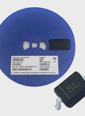 二极管贴片肖特基b5819ws丝印slsod-3230805塑封现货供应