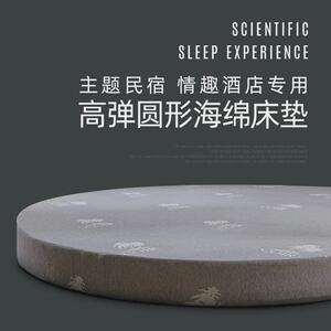 海绵床垫海绵垫家用加厚席梦思圆形床垫软垫米圆床垫子可拆洗