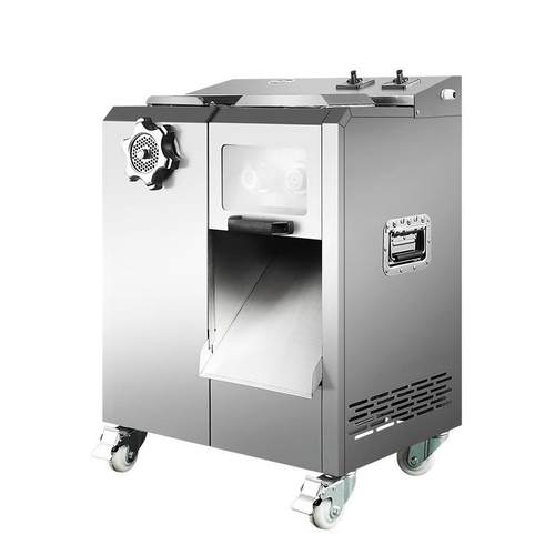 全自动不锈钢绞切机商用厂家直销绞肉切片一体机多功能绞切两用机