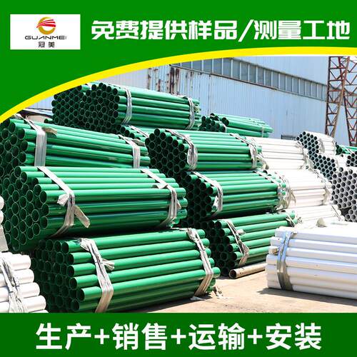 二波立柱高速公路波形护栏板立柱公路防撞二波护栏圆立柱
