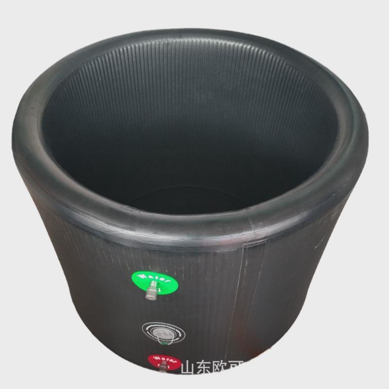 冰浴冷水浴桶充气浴桶成人泡澡桶治缸冰浴桶冰浴折叠冰桶桶竖纹90