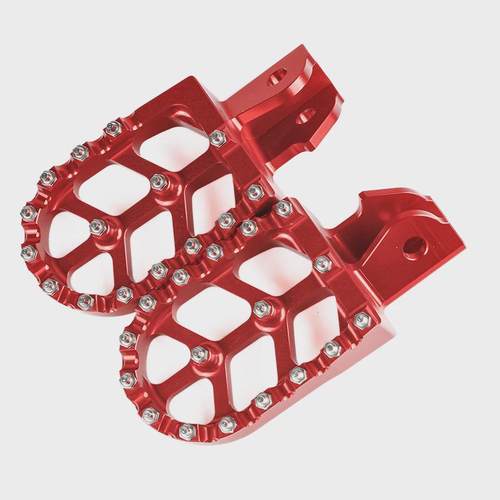 适用虬龙轻蜂电动摩托车本田CRF190L改装配件铝合金脚踏板脚蹬