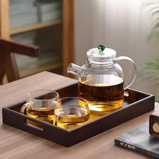 加厚玻璃凉水壶夏用耐高温凉白开水杯套装大容量泡水果茶冷水壶