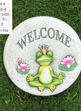 户外花园美陈垫脚石别墅庭院装饰坪摆件园林景观脚踏板踏步石