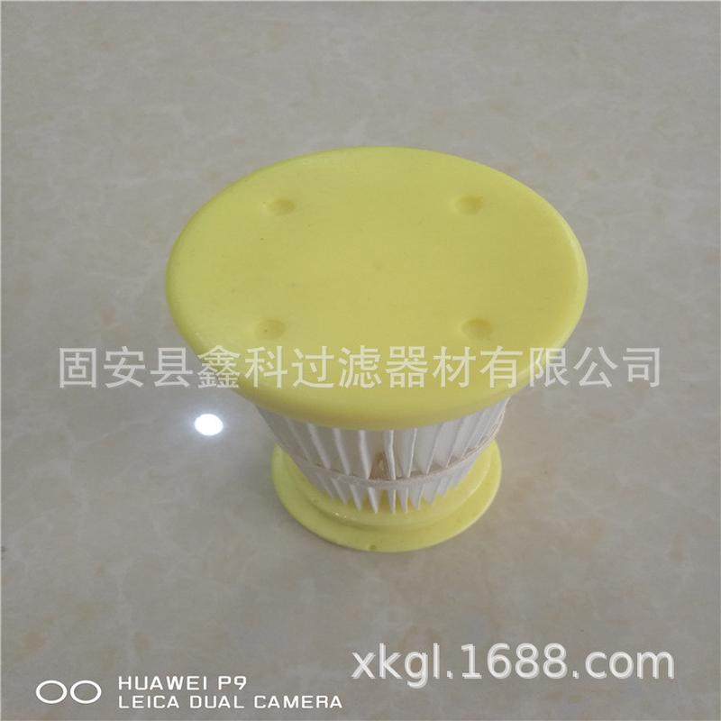现货供应72*200真空芯机滤上料pu端盖聚酯纤维滤材厂家生产